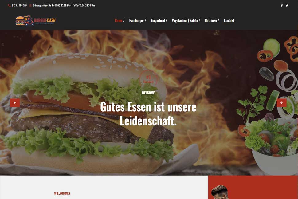 Demo Pizzeria Website